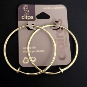 Clip on hoops